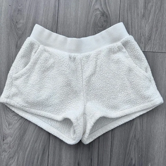 aerie fluffy shorts
